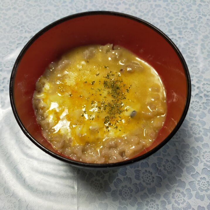 西のまるごと鍋の汁使って‪♪¨̮洋風チーズリゾット